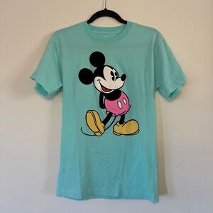 Disney Teal Top with Iconic Character Design